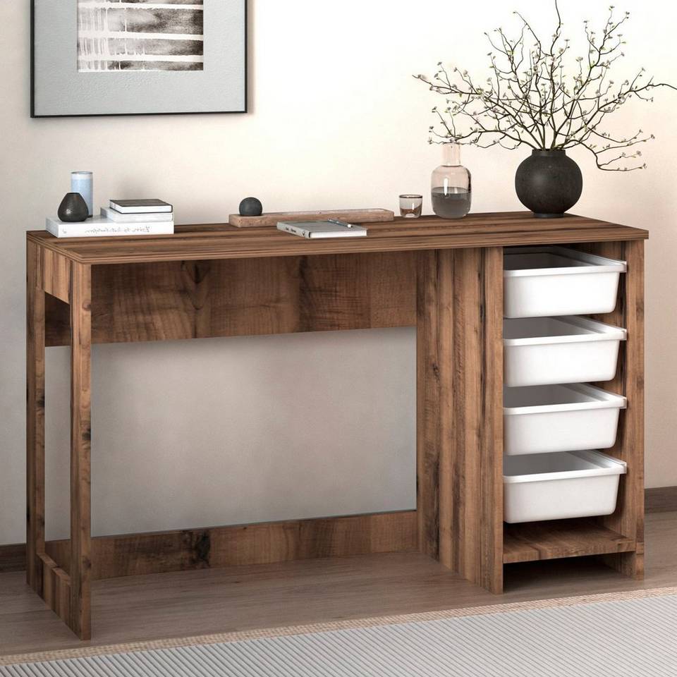 Hanah Home Studie Desk Hero, vit från Hanah Home, bild 5