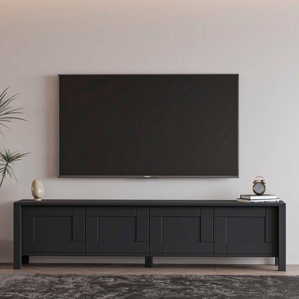 Hanah Home Tv Stativ Vachel, grå från Hanah Home, bild 5