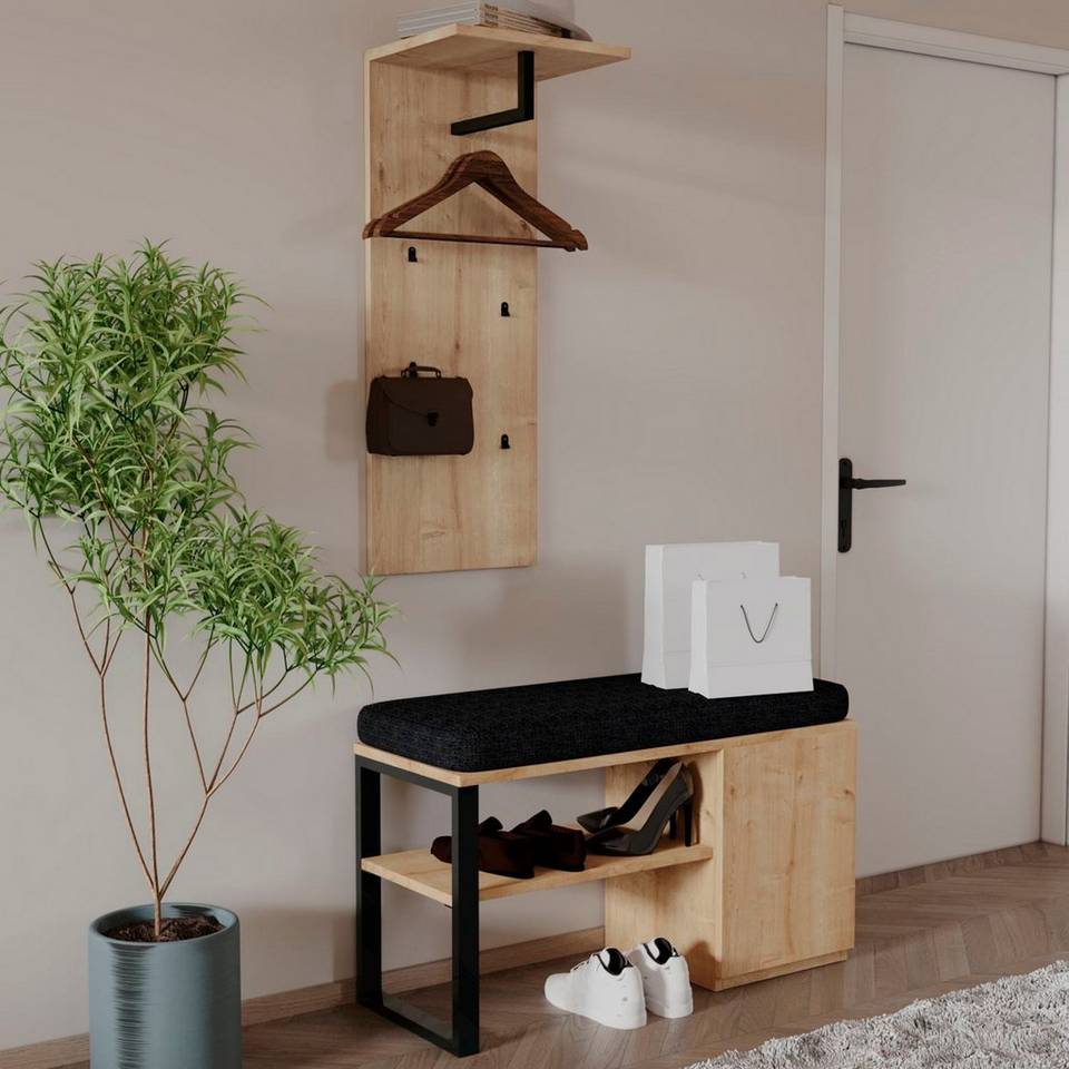 Hanah Home Hall Ställning Set Lion, brun från Hanah Home, bild 5