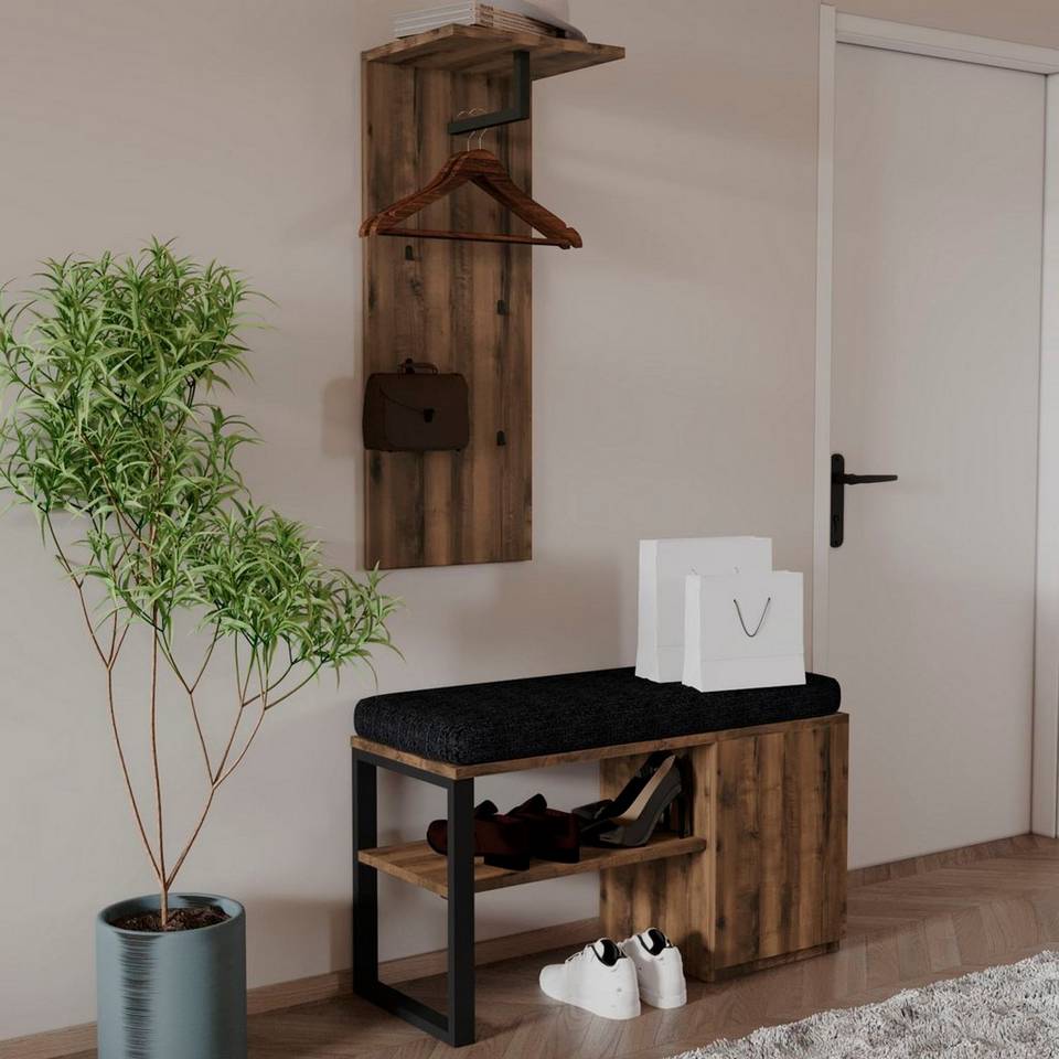Hanah Home Hall Ställning Set Lion, brun från Hanah Home, bild 5