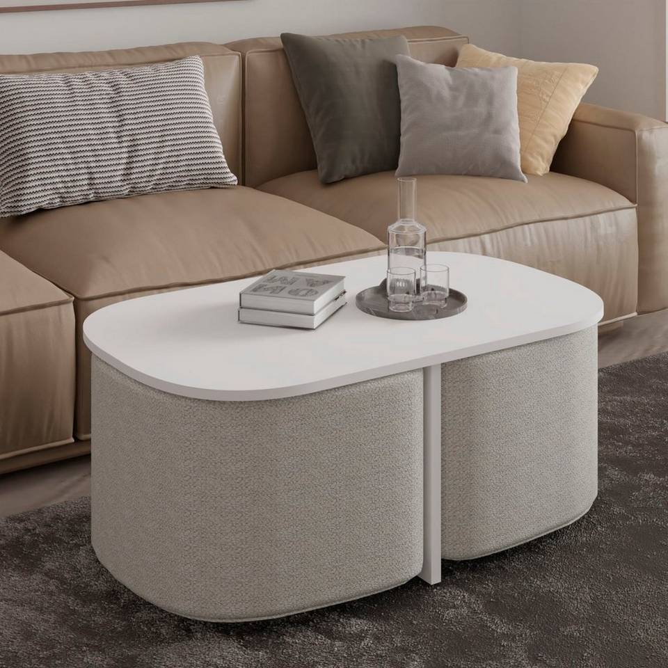 Hanah Home Soffbord Set Twin, vit från Hanah Home, bild 5