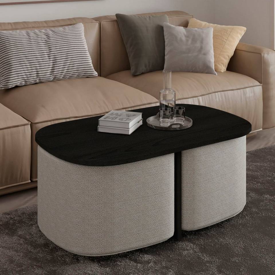 Hanah Home Soffbord Set Twin, svart från Hanah Home, bild 5