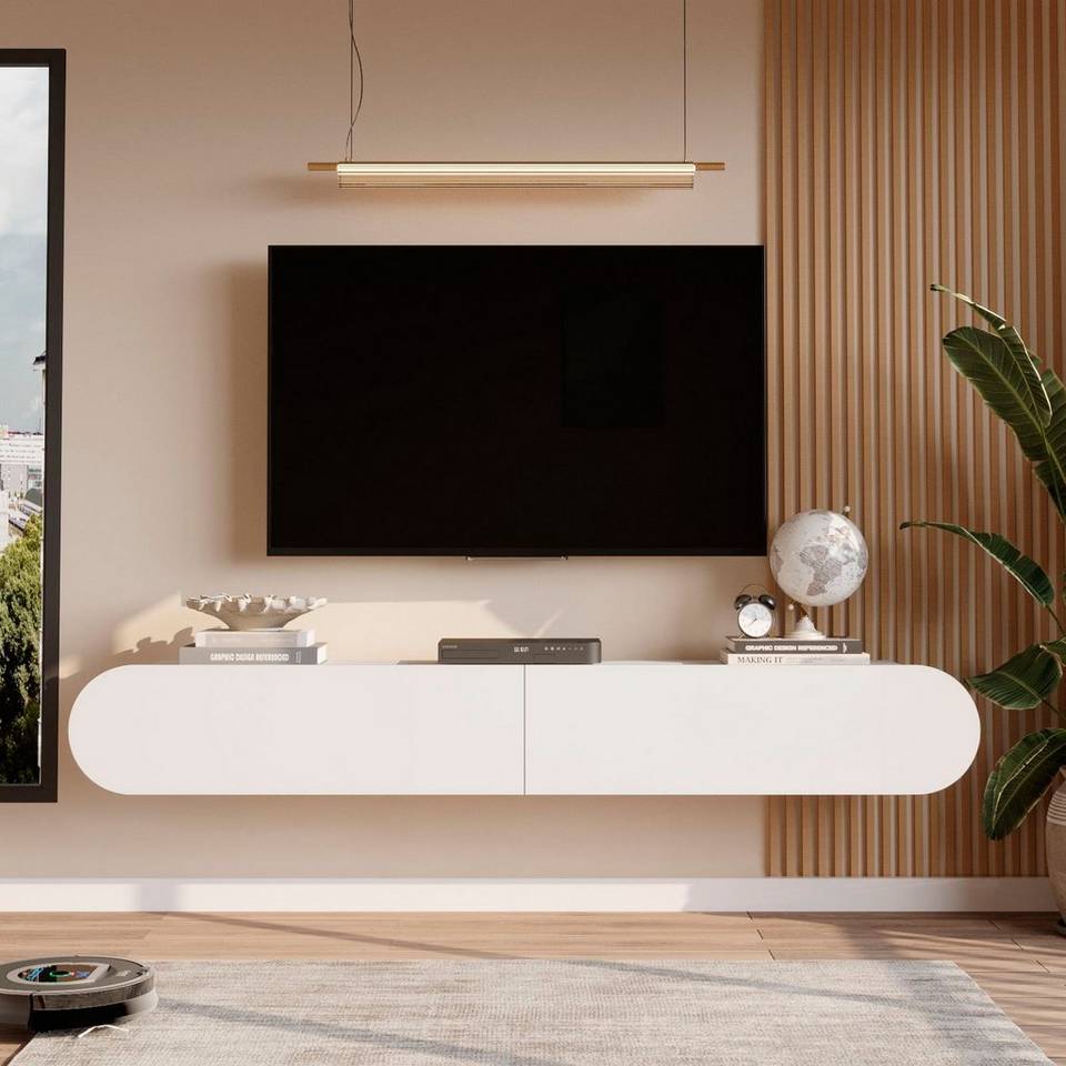 Hanah Home Tv Stativ Luma Tv Stand, vit från Hanah Home, bild 5