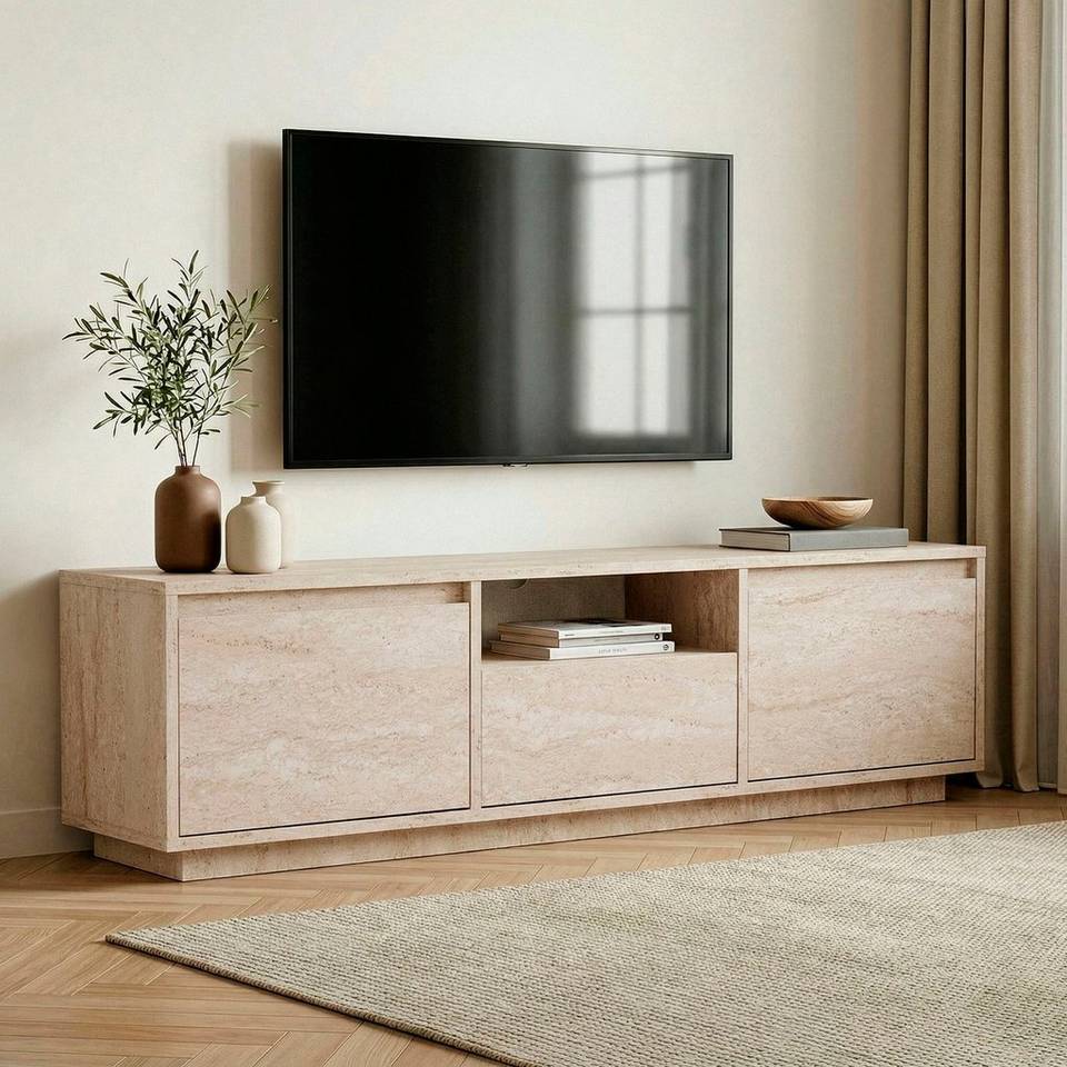 Homitis TV-bänk Sentinel, beige från Homitis, bild 5