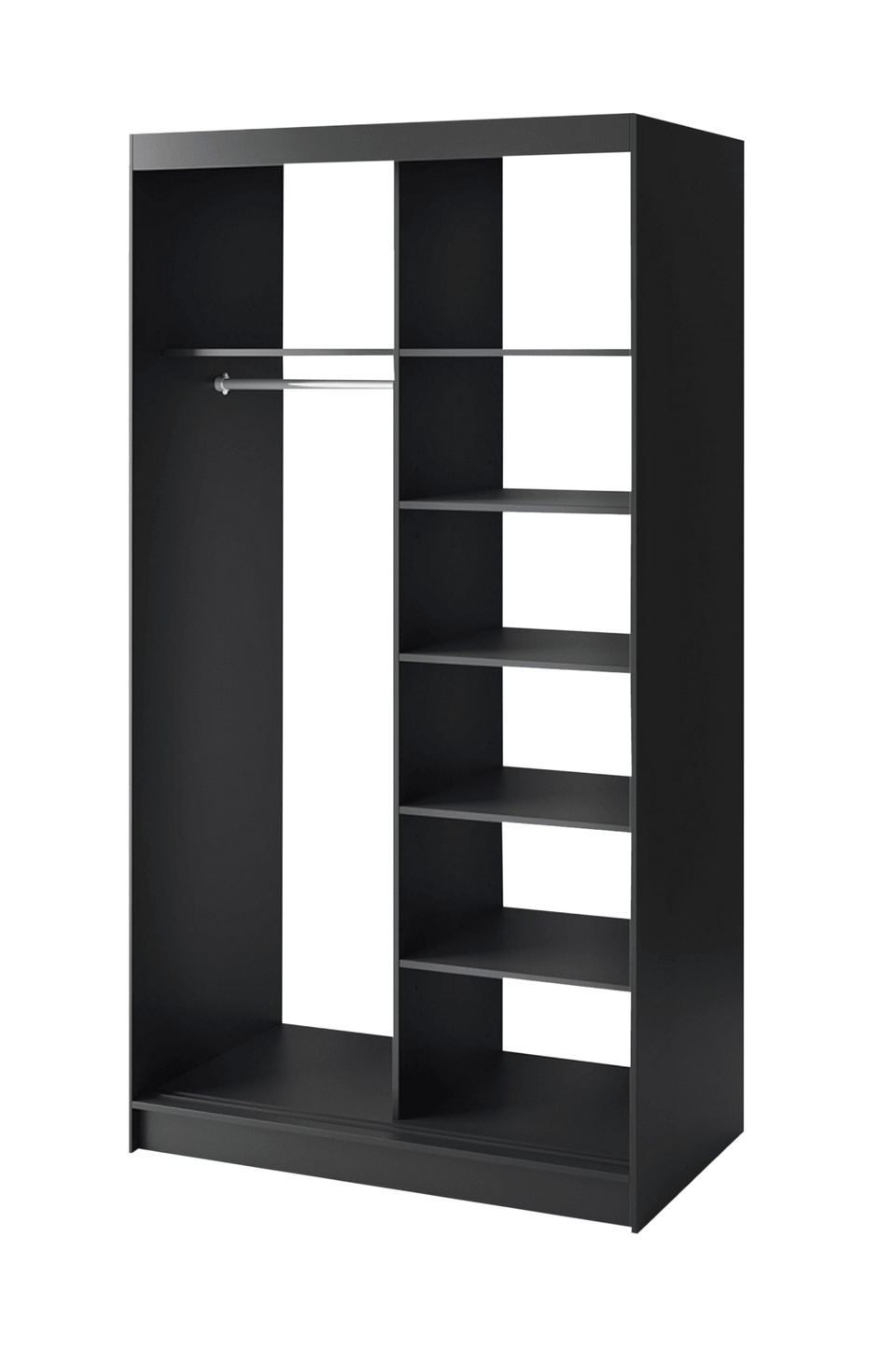 eltap Skjutdörrsgarderob Marrphy Ii 120x60x220, svart från eltap, bild 5