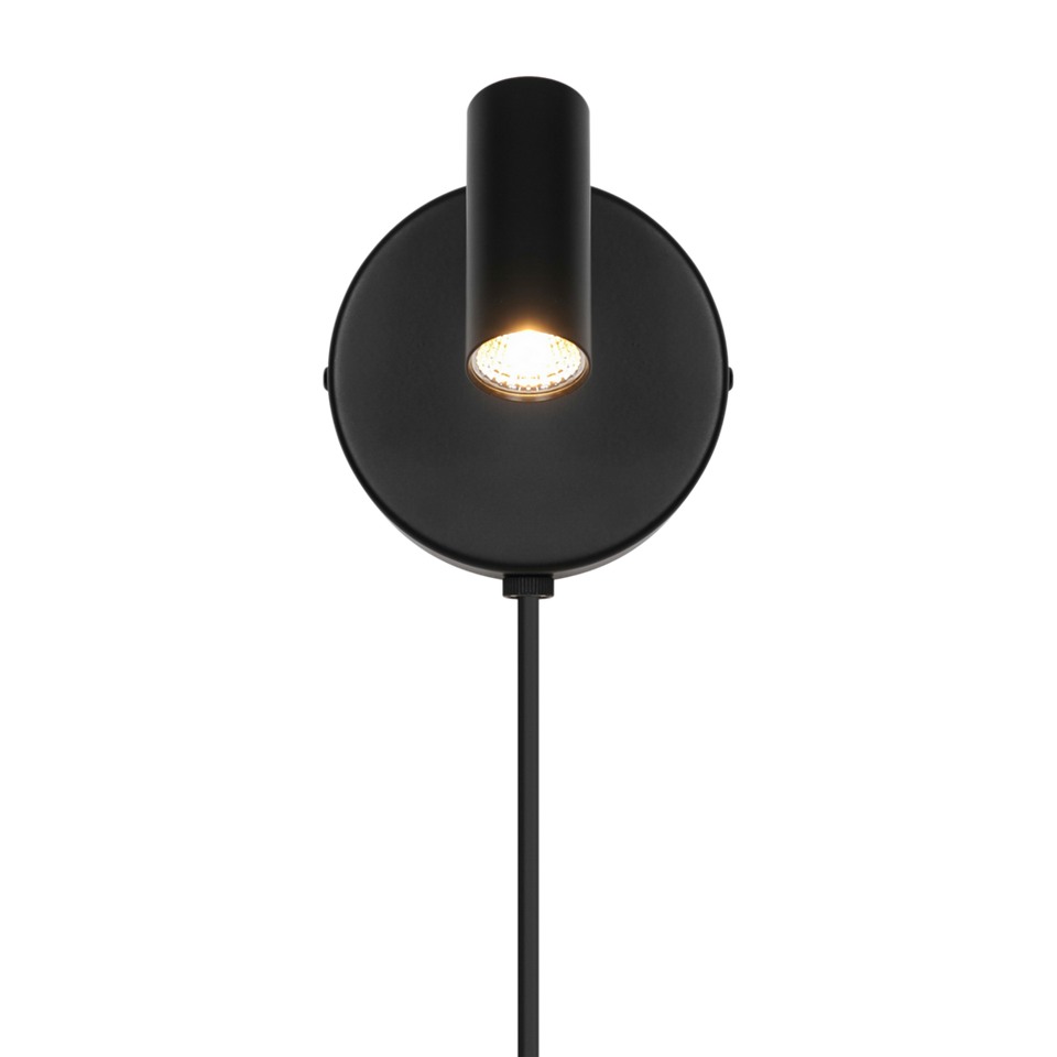 Nordlux Vägglampa Omari rund, svart från Nordlux, bild 5