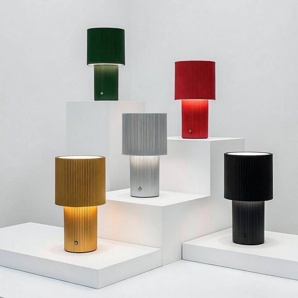 Herstal Bordslampa Iluma bärbar, svart från Herstal, bild 5