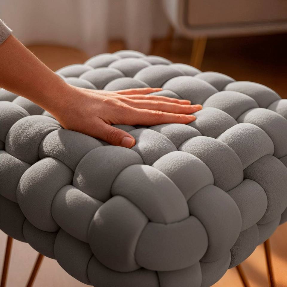 AKORD Akord: Dotty Pouffe, grå från AKORD, bild 5