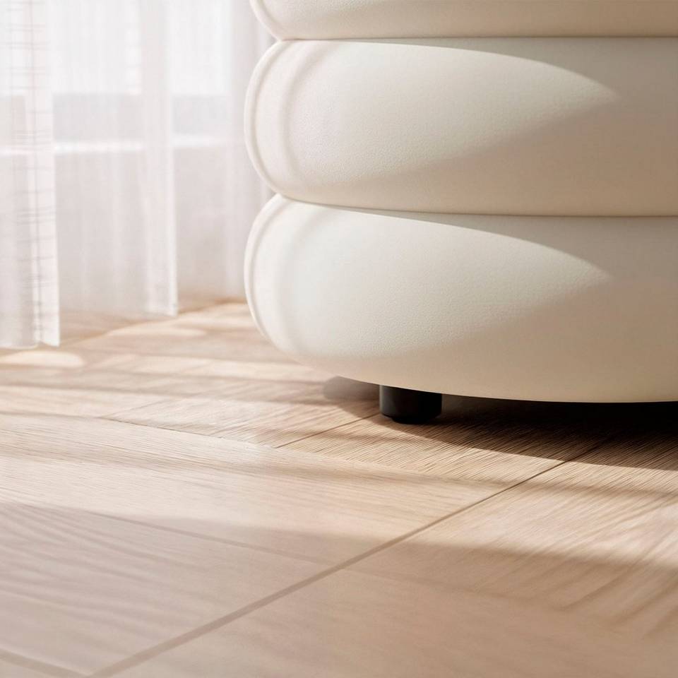 AKORD Akord Puffo Pouffe, beige från AKORD, bild 5