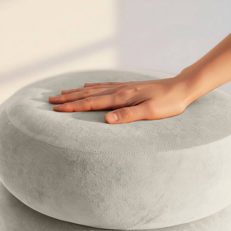 AKORD Akord Snuggo Pouffe, beige från AKORD, bild 5