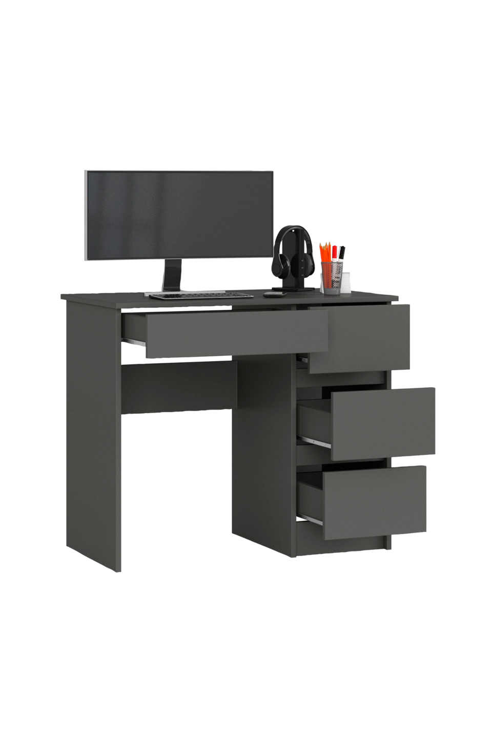 AKORD Akord A-7 datorskrivbord med högerlayout, flerfärgad från AKORD, bild 5