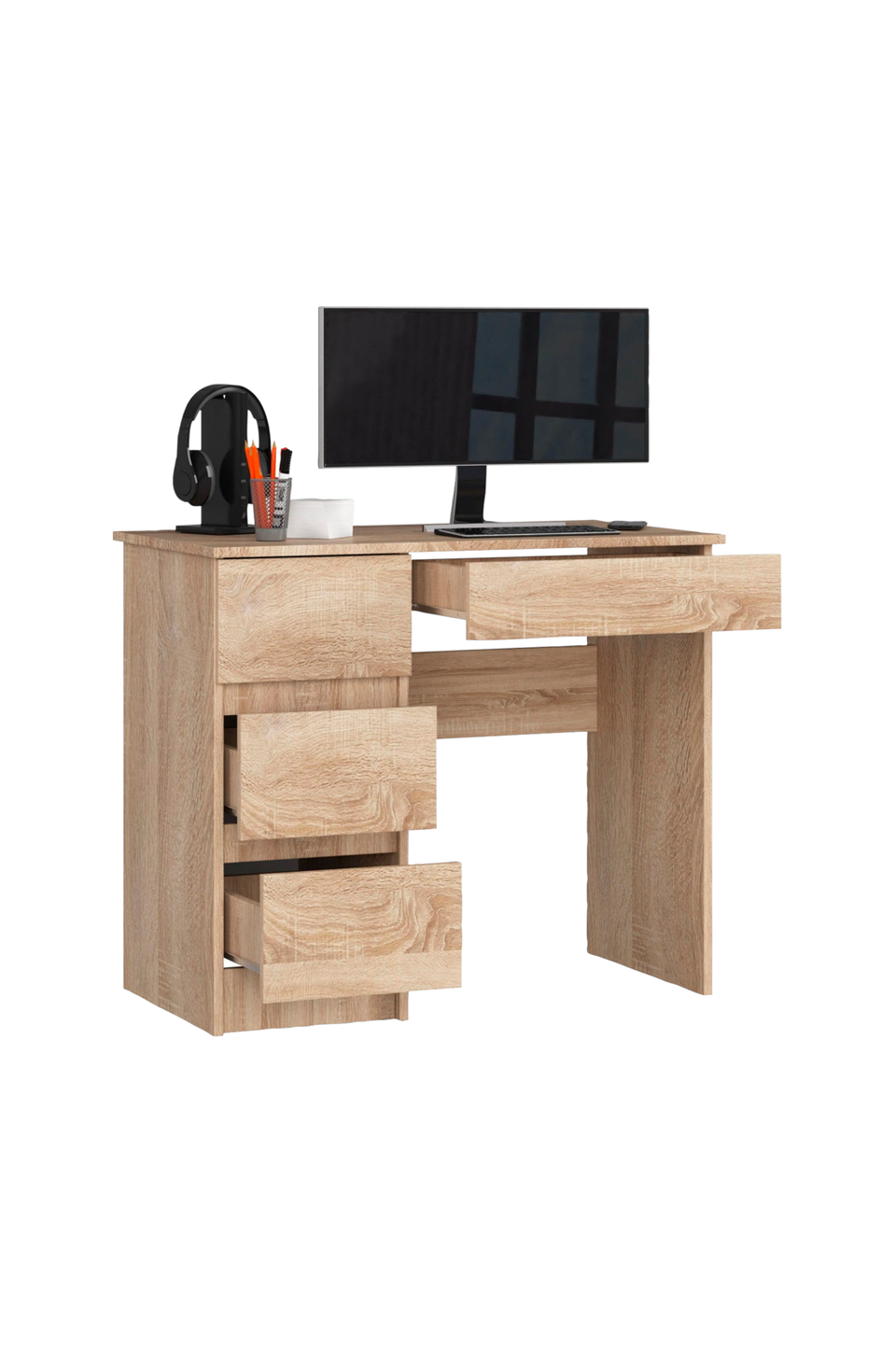 AKORD Akord A-7 datorskrivbord med vänsterlayout, brun från AKORD, bild 5