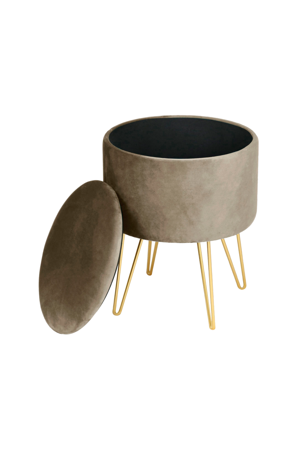 AKORD Akord Lili puff med förvaring, guld från AKORD, bild 5
