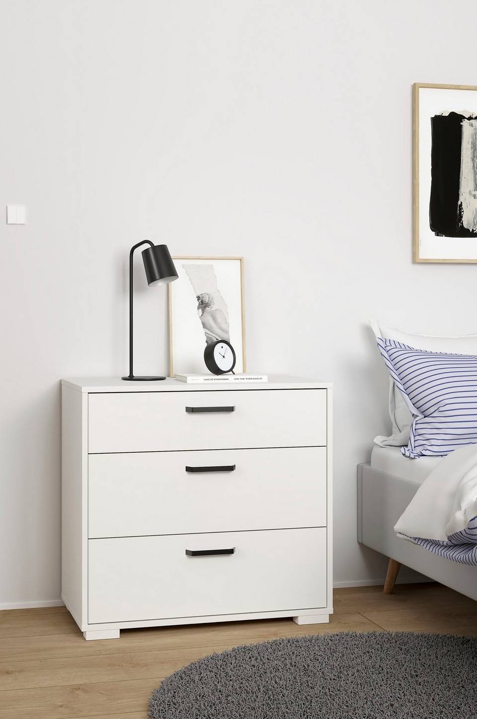 Tvilum Sofia byrå med 3 lådor, vit från Tvilum, bild 5