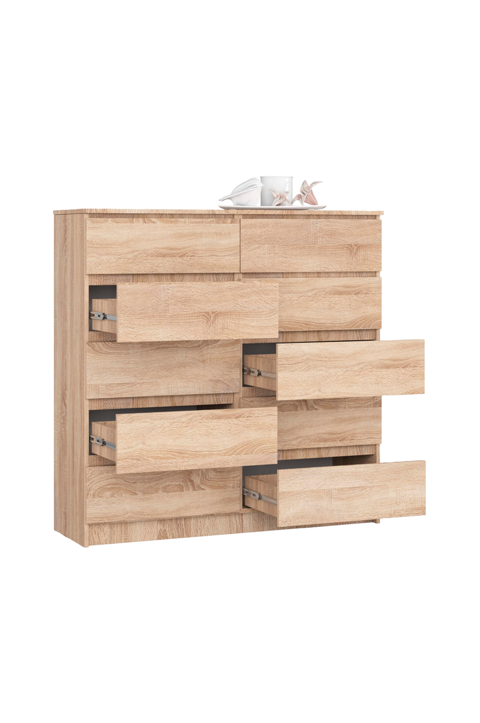 AKORD Akord byrå med 10 lådor, brun från AKORD, bild 5