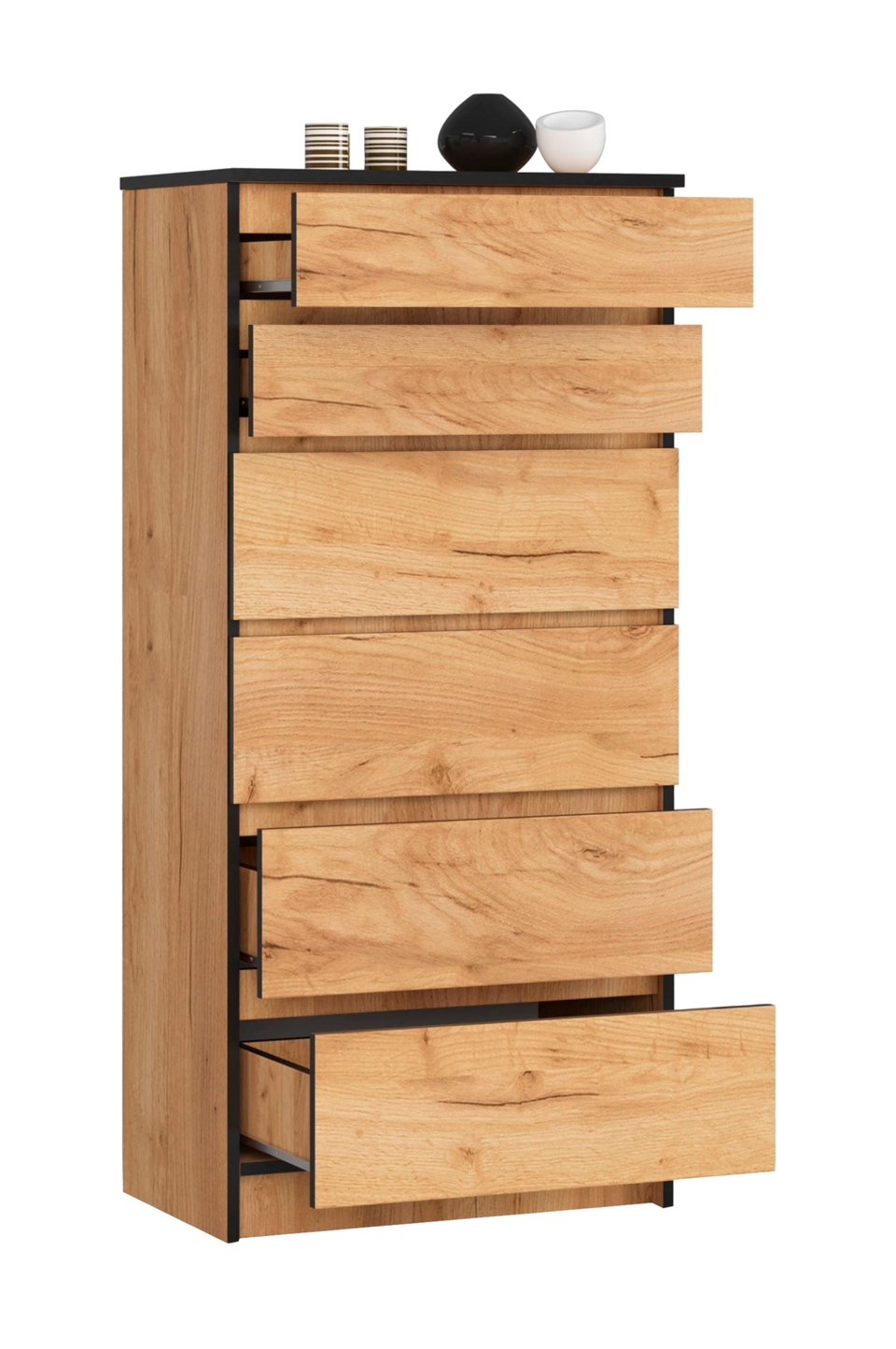 AKORD Akord byrå med 6 lådor, brun från AKORD, bild 5