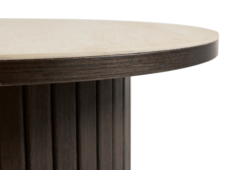 Håum Corinna Pedestal Table Ø50, brun från Håum, bild 5