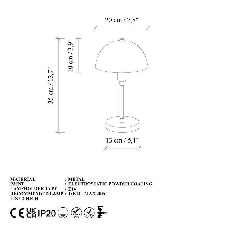 Opviq Bordslampa Togg, grön från Opviq, bild 5