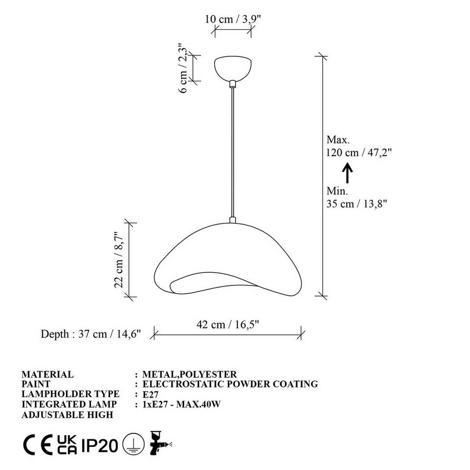 Opviq Kristallkrona Lumova, vit från Opviq, bild 5