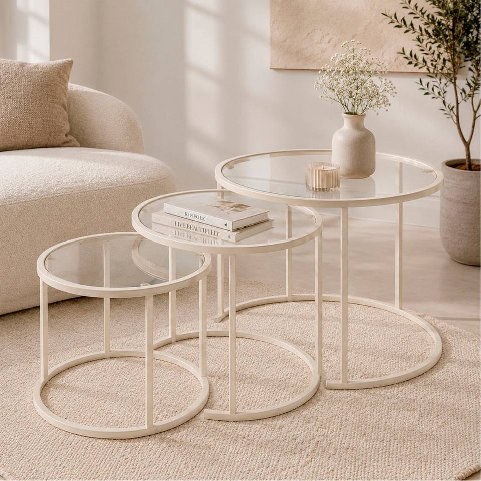 Hanah Home Soffbordsuppsättning Lumola, beige från Hanah Home, bild 5