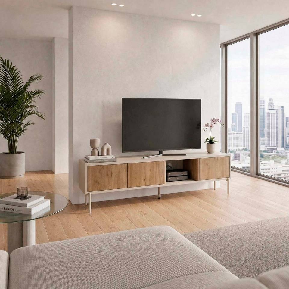 Hanah Home Tv Stativ Ventro, beige från Hanah Home, bild 5