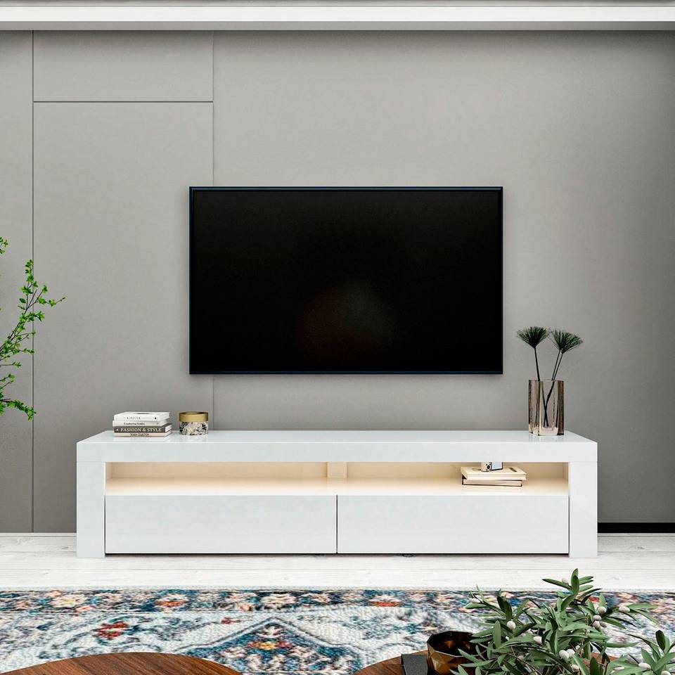 Hanah Home Tv Stativ Bati, vit från Hanah Home, bild 5