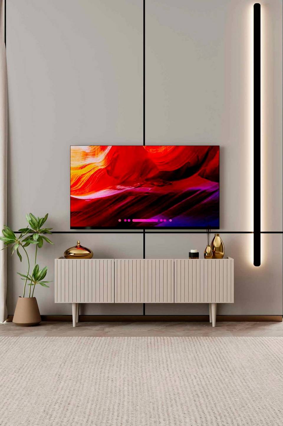 Hanah Home Tv Stativ Capella, beige från Hanah Home, bild 5