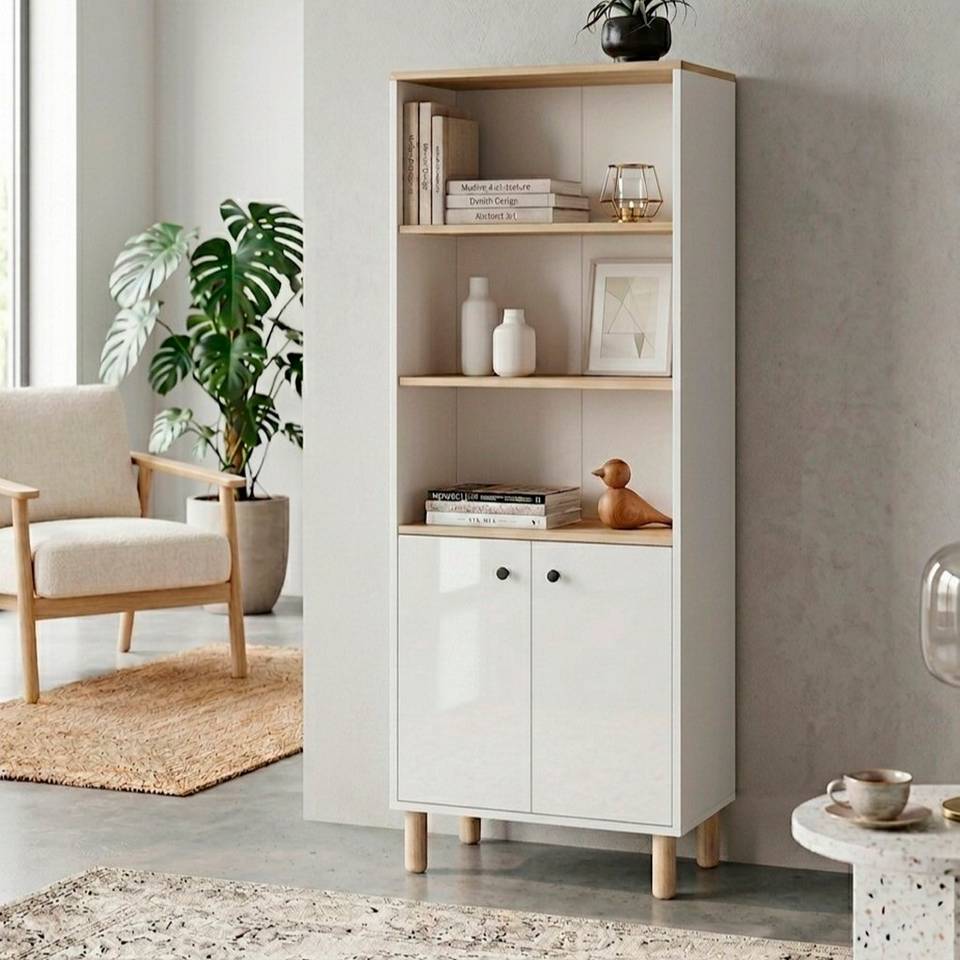Hanah Home Bokhylla Vesta, vit från Hanah Home, bild 5