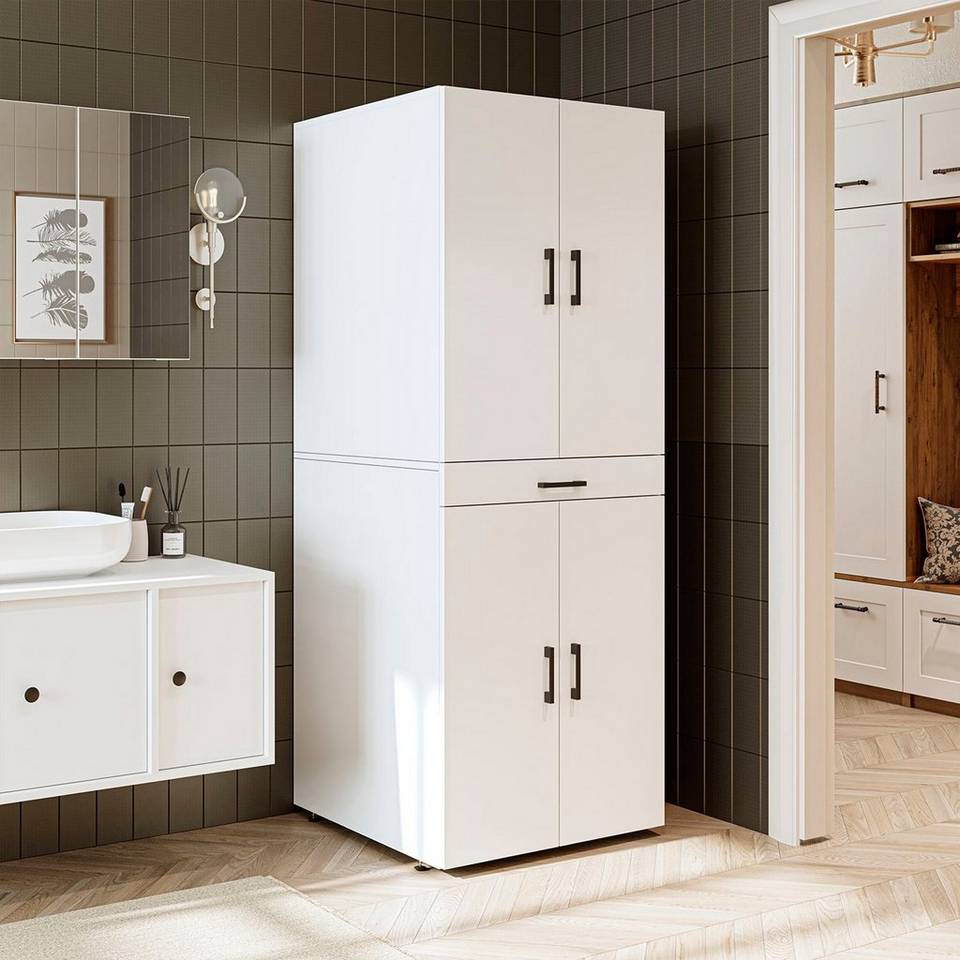 Hanah Home Tvättmaskinsskåp Astrelle, vit från Hanah Home, bild 5