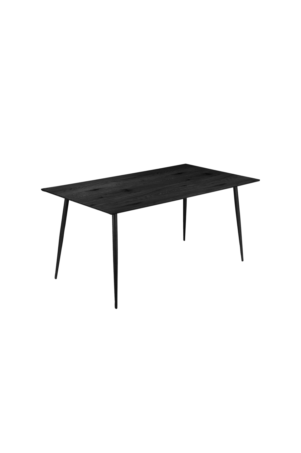 Loft24 Set bestående av matbord 160 x 90 cm med 4 stolar, svart från Loft24, bild 5