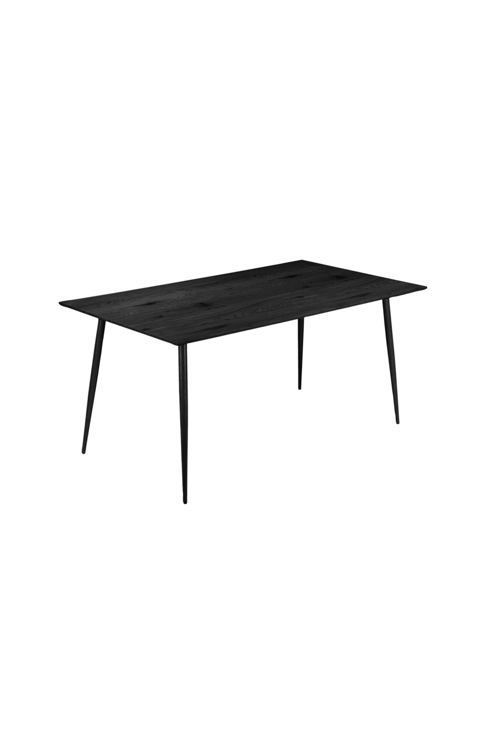 Loft24 Set bestående av matbord 160 x 90 cm med 4 stolar, svart från Loft24, bild 5