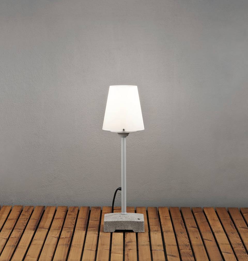 Konstsmide Lucca -golvlampa för utomhusbruk, grå från Konstsmide, bild 5