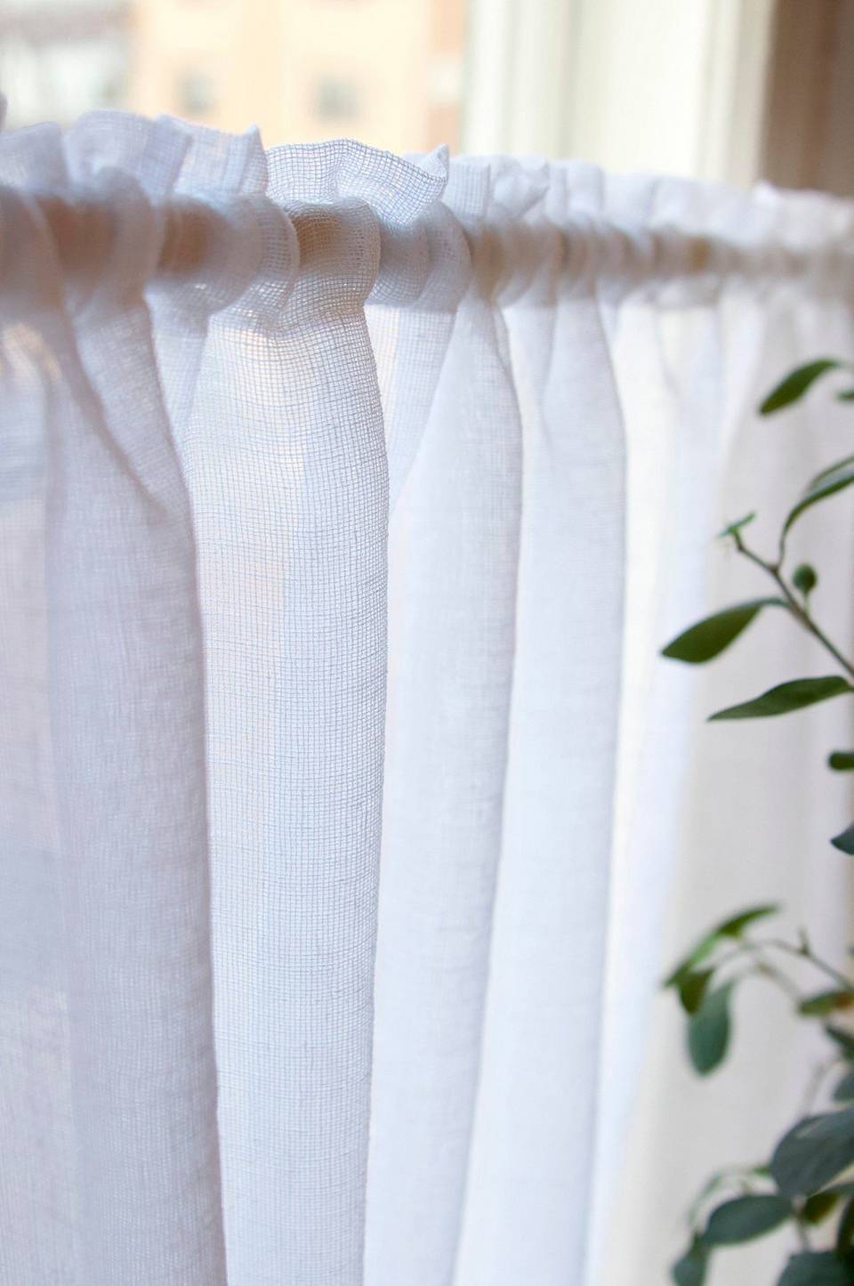 Svanefors Café Curtain Diana, 45 cm, vit från Svanefors, bild 5