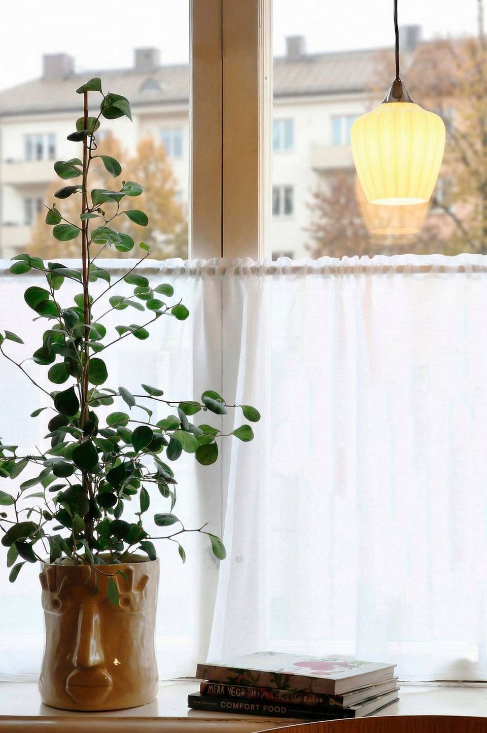 Svanefors Café-gardin Diana, 70 cm, vit från Svanefors, bild 5