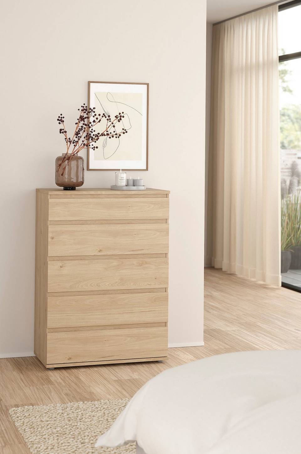 Tvilum Nova byrå med 5 lådor, brun från Tvilum, bild 5