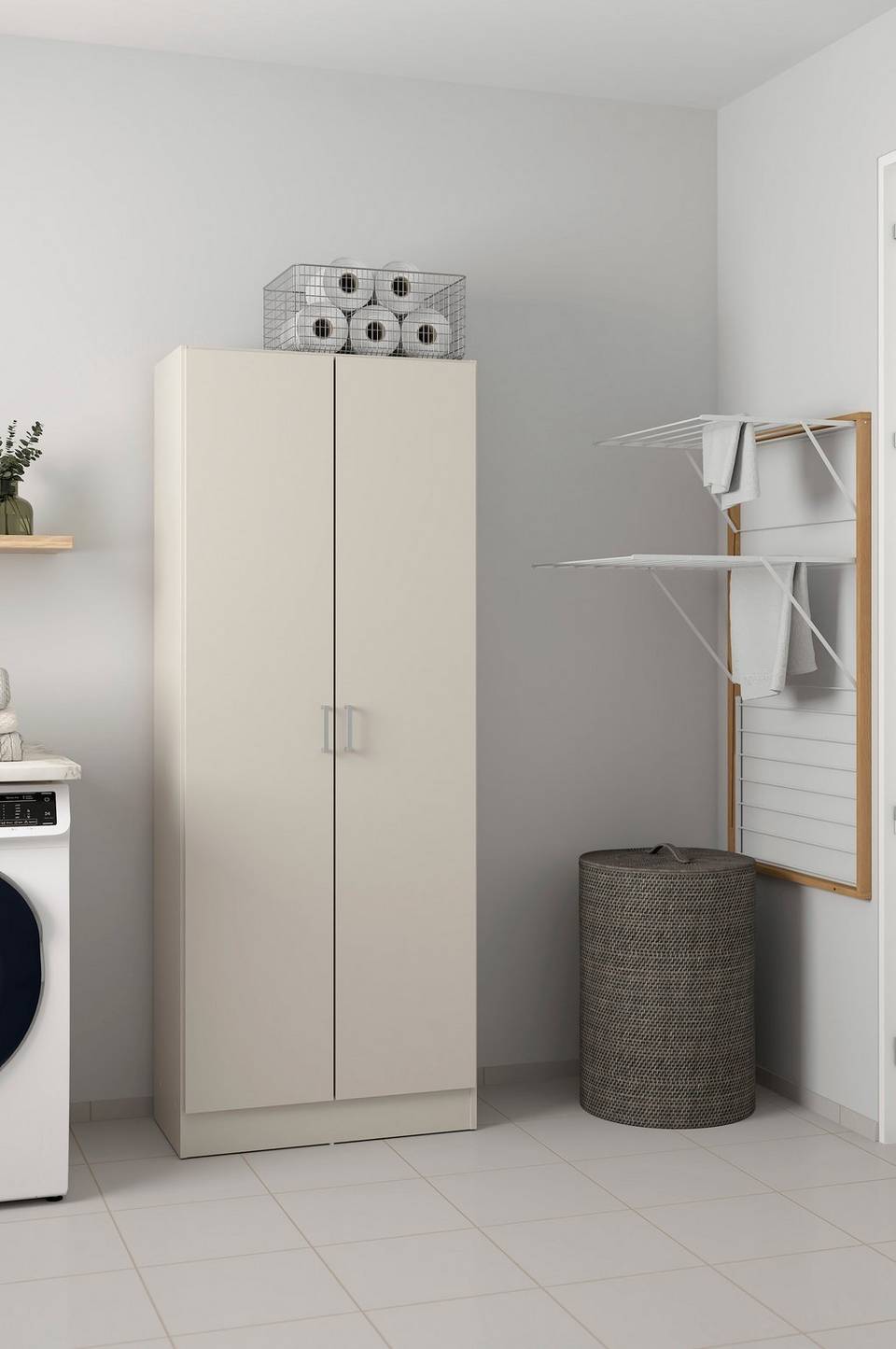 Tvilum Focus Garderob med 2 dörrar, beige från Tvilum, bild 5