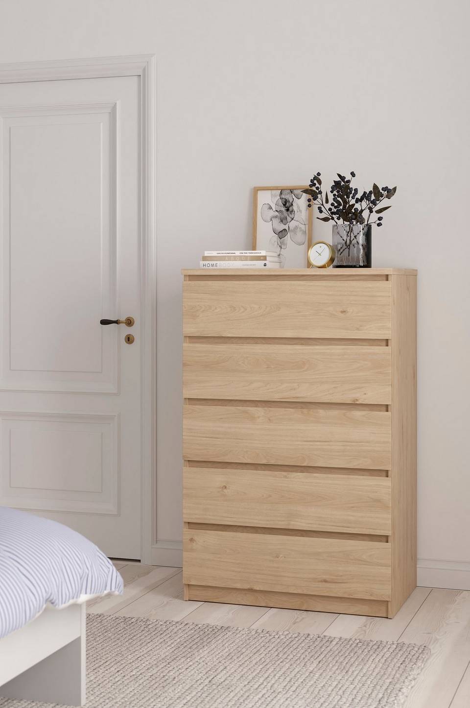 Tvilum Naia byrå med 5 lådor, brun från Tvilum, bild 5