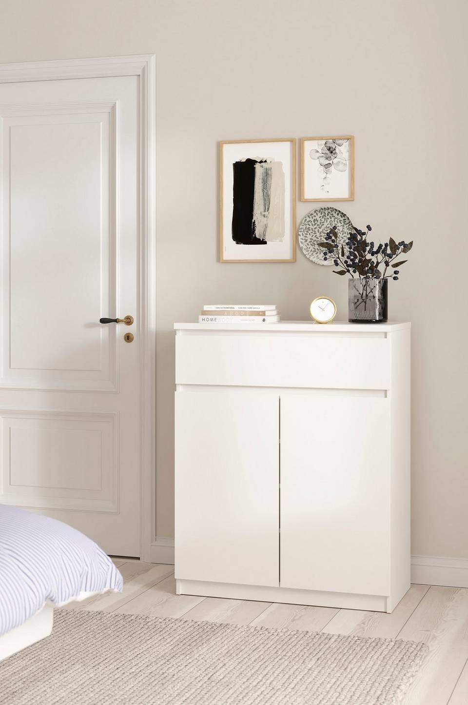 Tvilum Naia Sideboard 2 dörrar + 1 låda, vit från Tvilum, bild 5