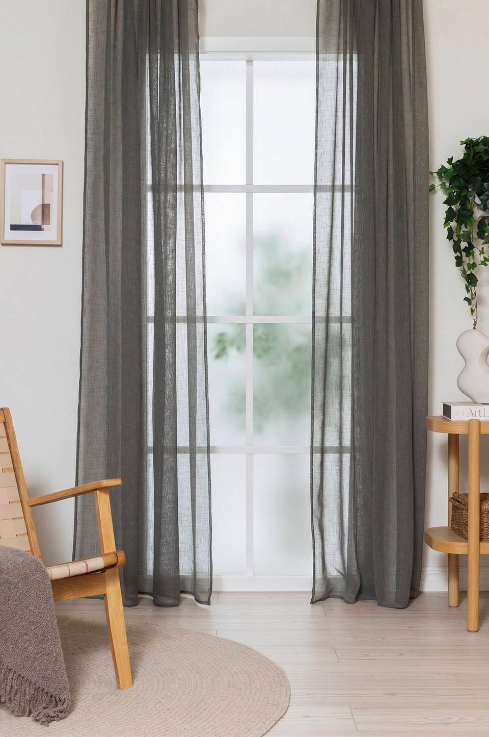 KM Home Öljettgardin Felicia, 2-pack, grön från KM Home, bild 4