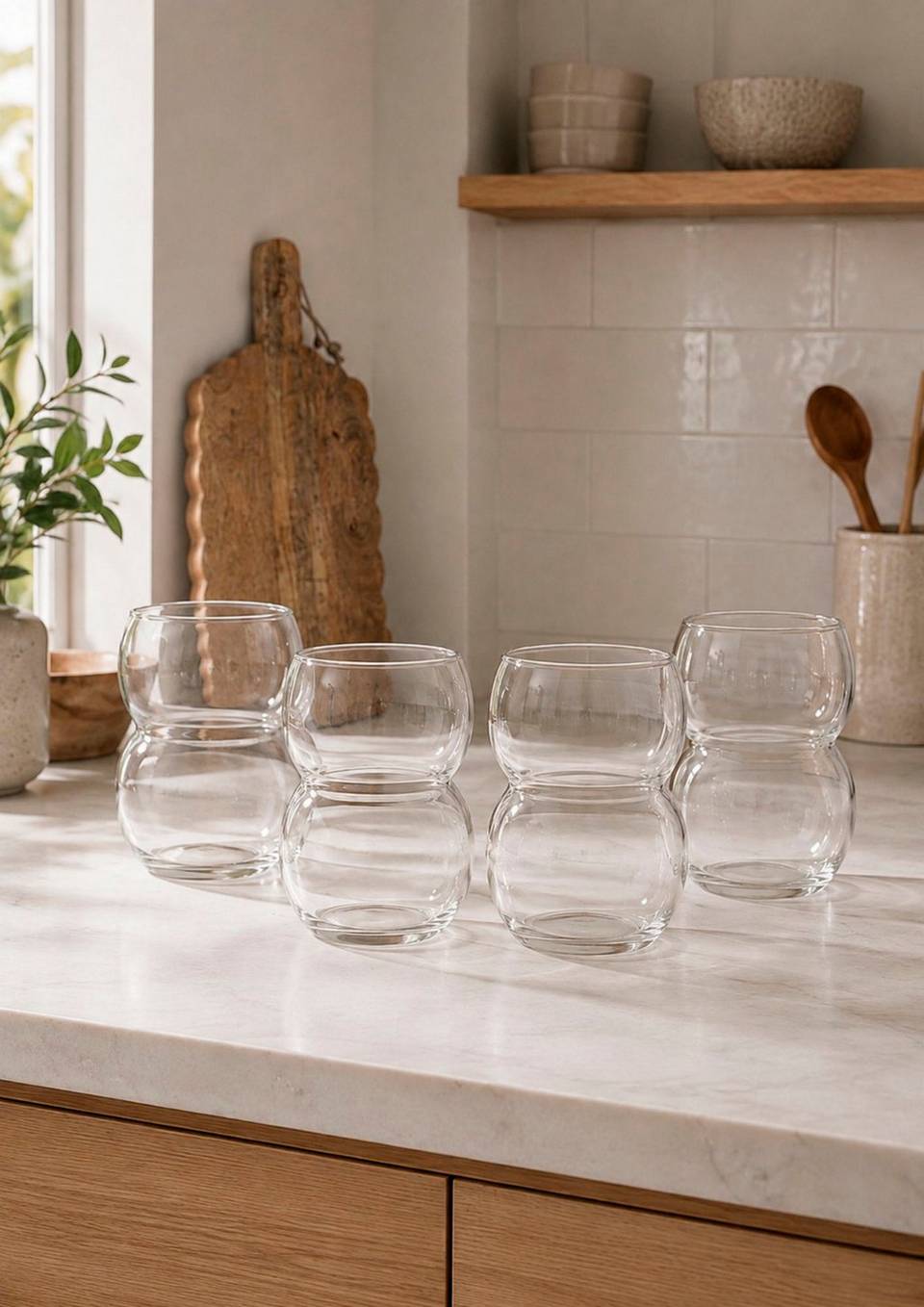Zelected by Houze Matcha Latte i glas, 4-pack, transparent från Zelected by Houze, bild 5
