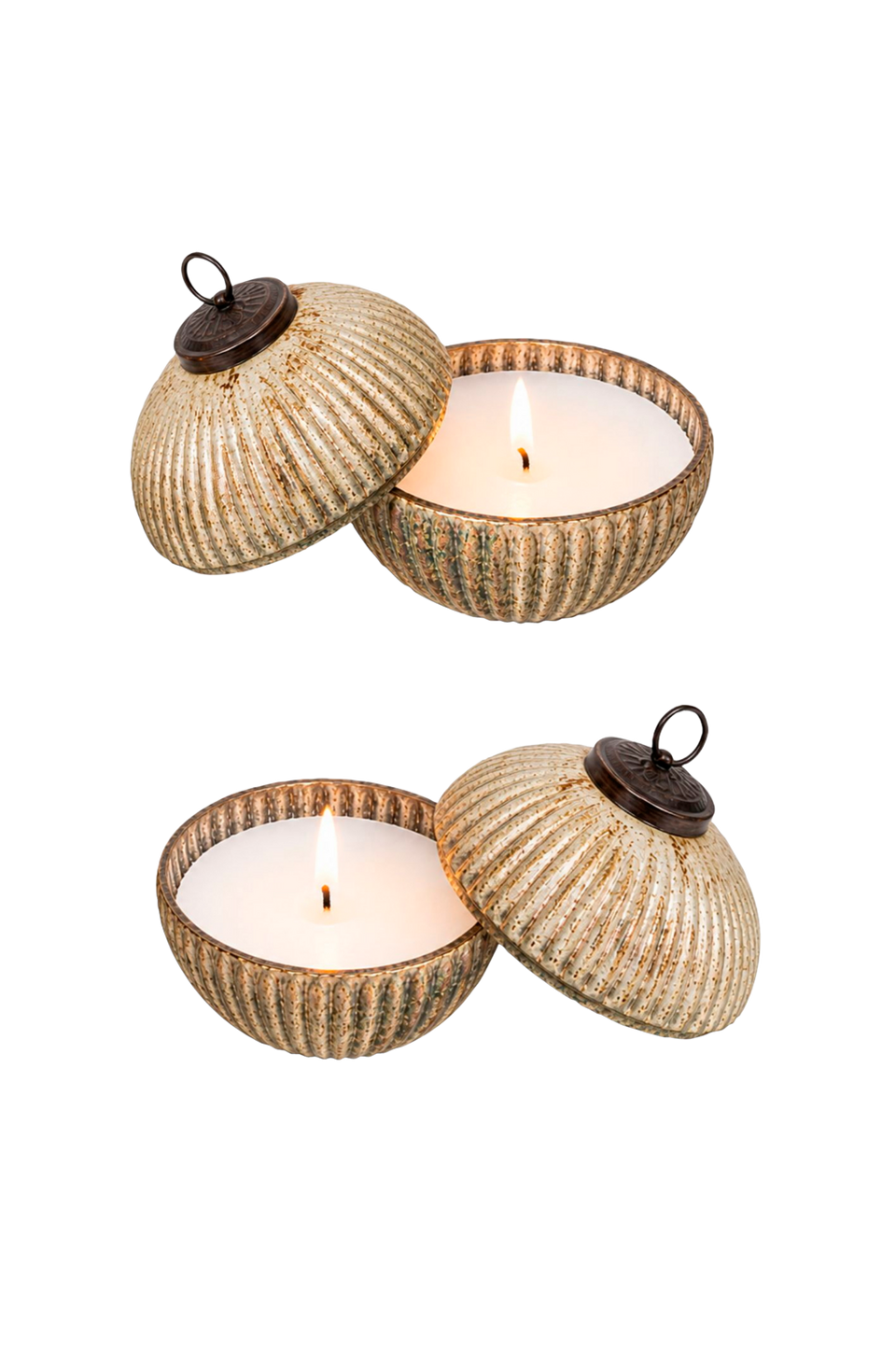 Zelected by Houze Doftljus i form av julgranspynt, 2-pack, brons från Zelected by Houze, bild 5