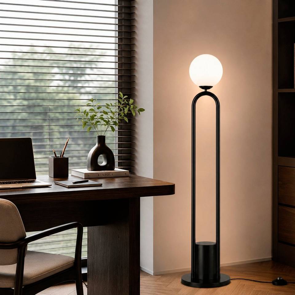 Opviq Golvlampa Loop, svart från Opviq, bild 5