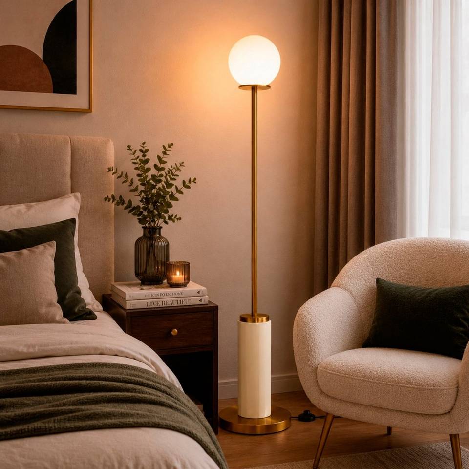 Opviq Golvlampa Moira, beige från Opviq, bild 5