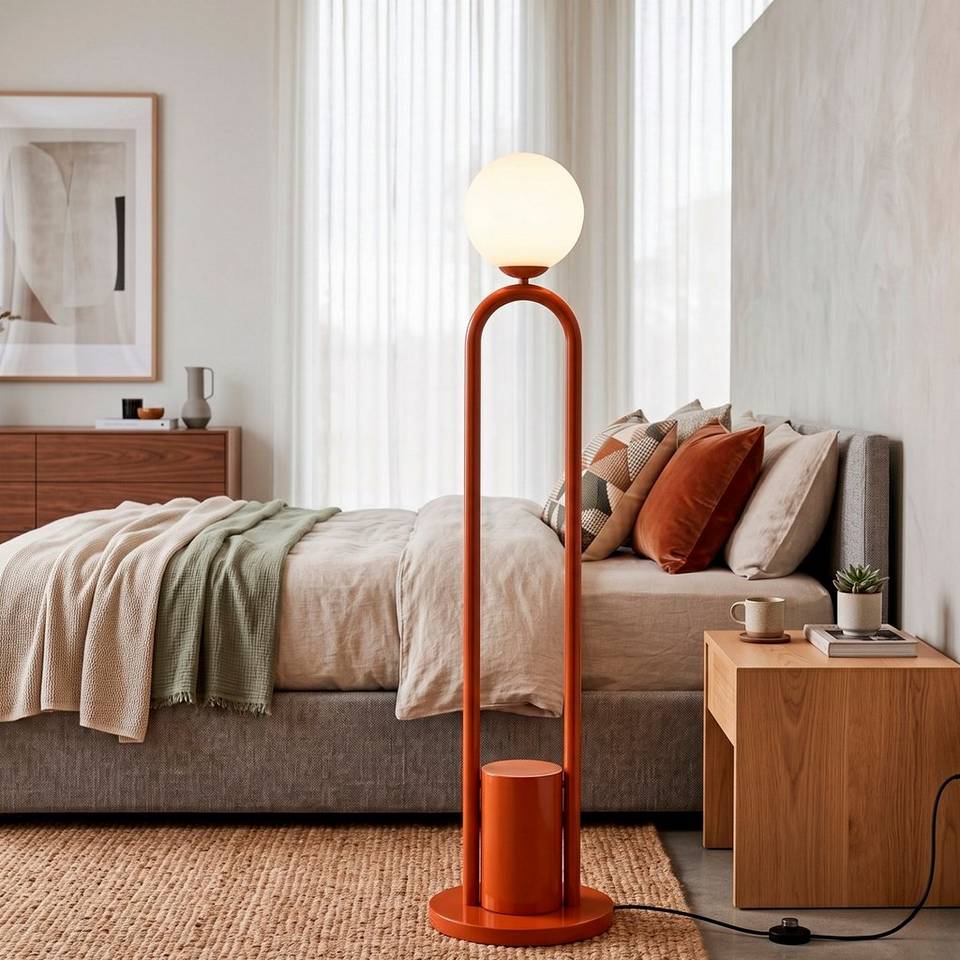 Opviq Golvlampa Nesina, brun från Opviq, bild 5