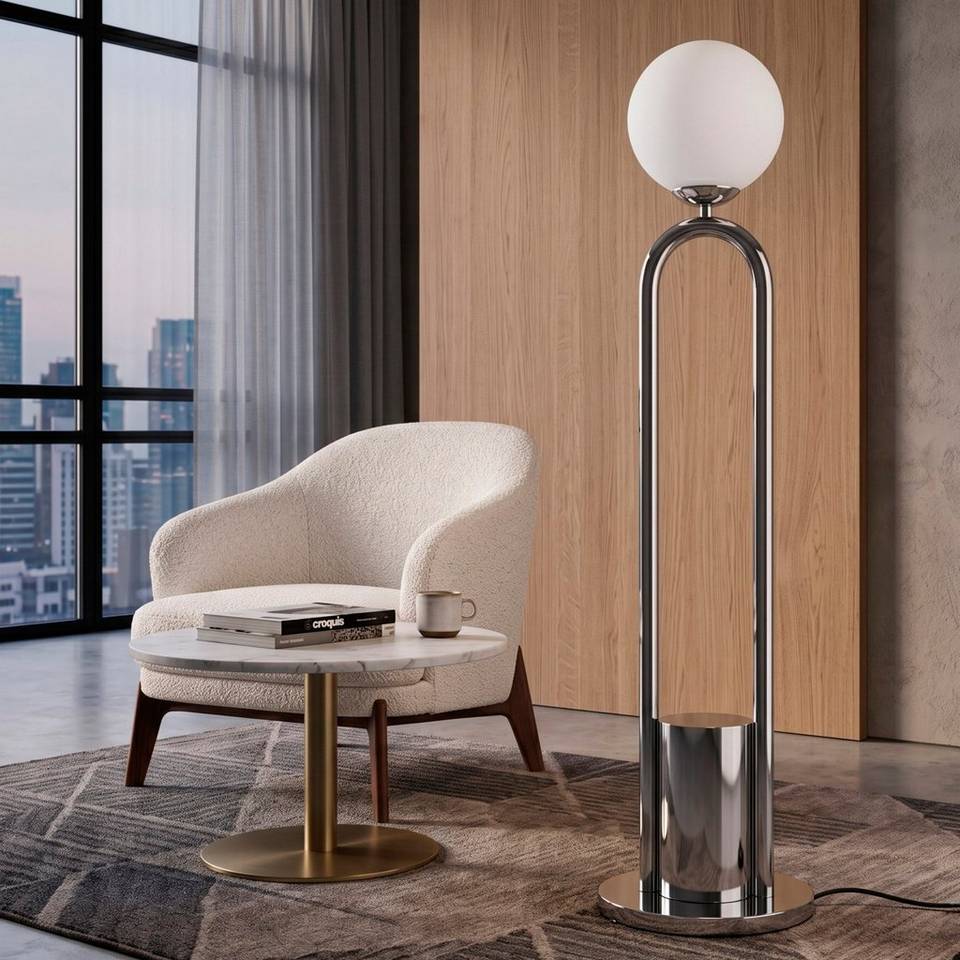 Opviq Golvlampa Nesina, krom från Opviq, bild 5
