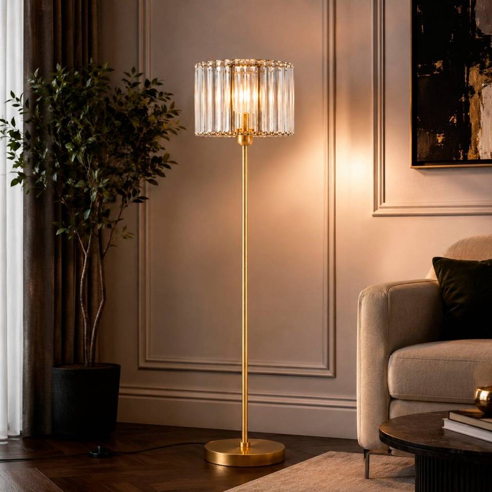 Opviq Golvlampa Yakops, guld från Opviq, bild 5