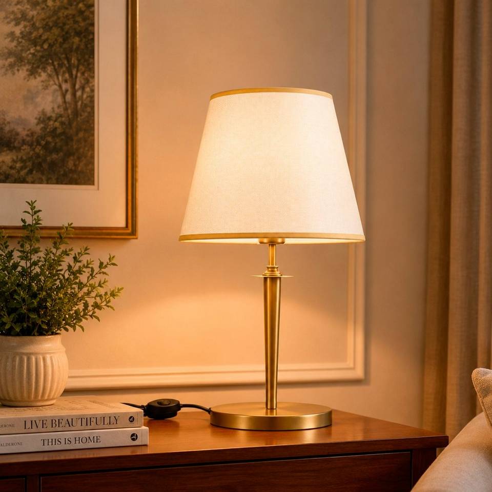 Opviq Bordslampa Gloruna, beige från Opviq, bild 5