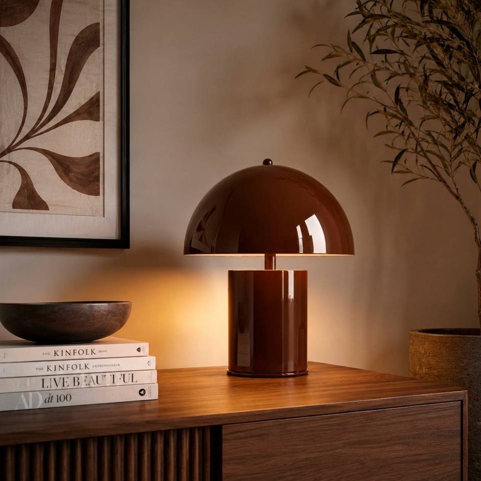 Opviq Bordslampa Pera, brun från Opviq, bild 5