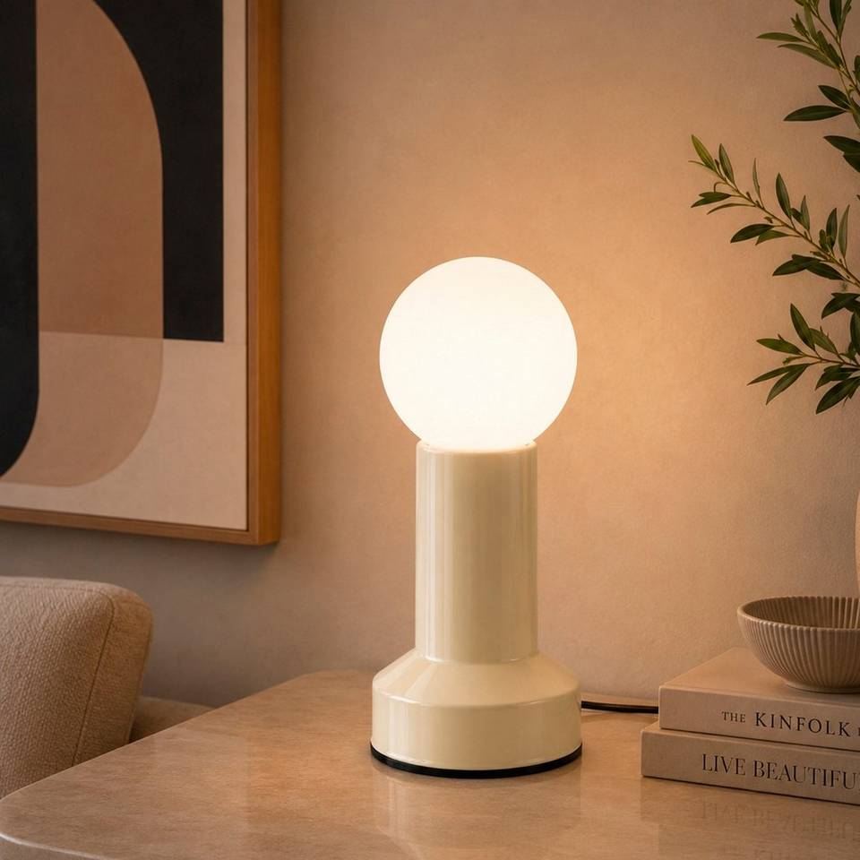 Opviq Bordslampa Pillar, beige från Opviq, bild 5