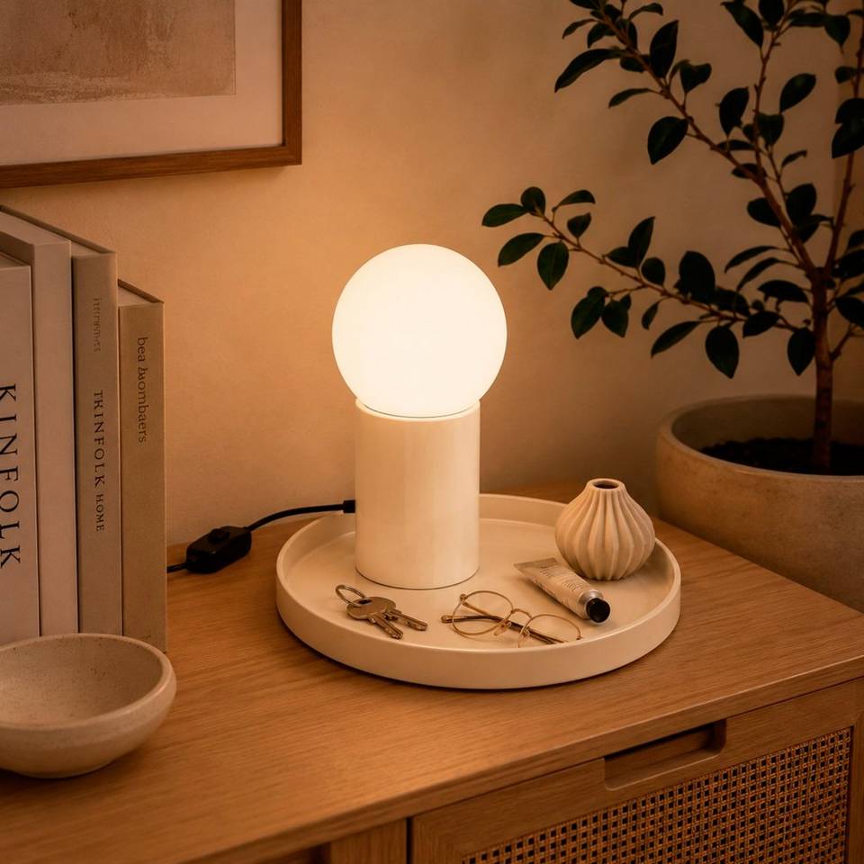 Opviq Bordslampa Tray, beige från Opviq, bild 5